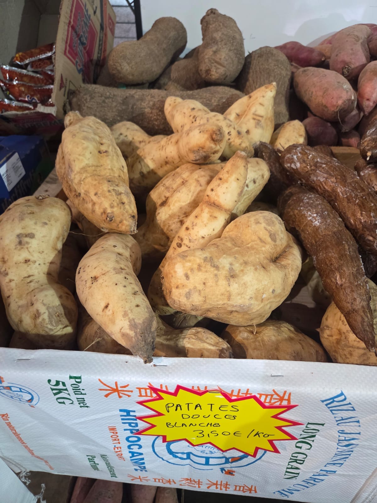 Patate douce blanche