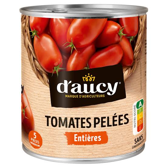TOMATE PELEES ENTIERE