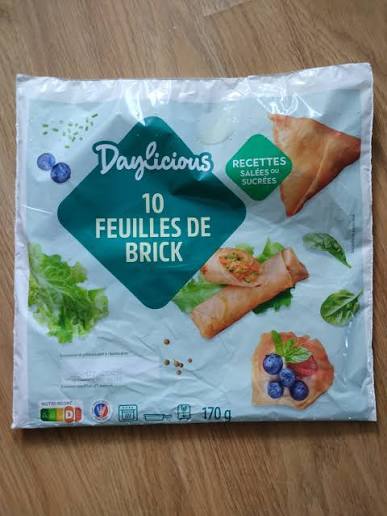 FEUILLES DE BRICK 170 G