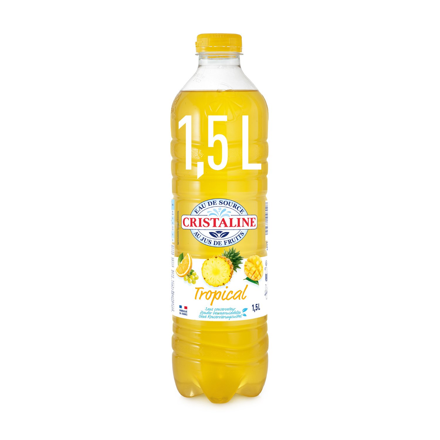 EAUX CRISTALINE TROPICAL 1.5L