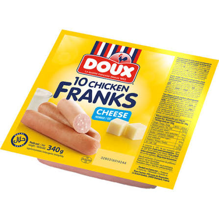 CHIKEN FRANKS CARTON NATURE 30 SACHET