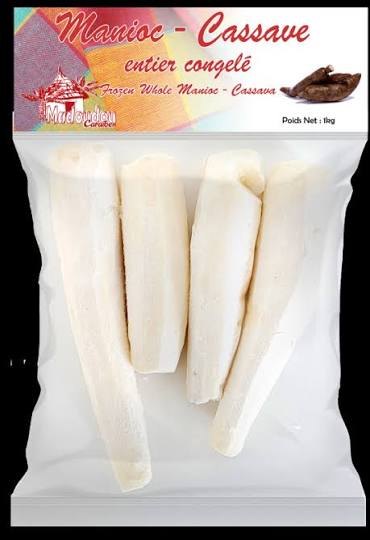 MANIOC NETTOYE CONGELE